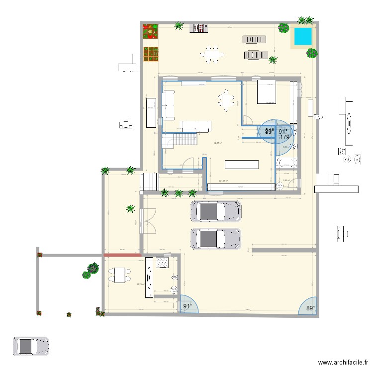 LISTO 1hab cocina cambiada de lugaar. Plan de 0 pièce et 0 m2