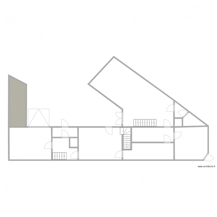 AMO OSTRICOURT RDC. Plan de 0 pièce et 0 m2