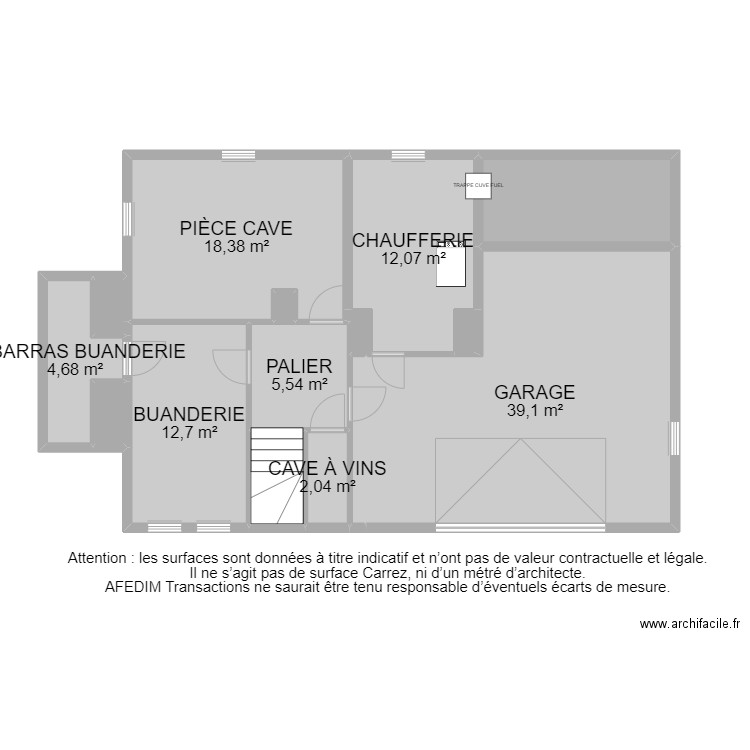 BI 11977 - . Plan de 46 pièces et 385 m2