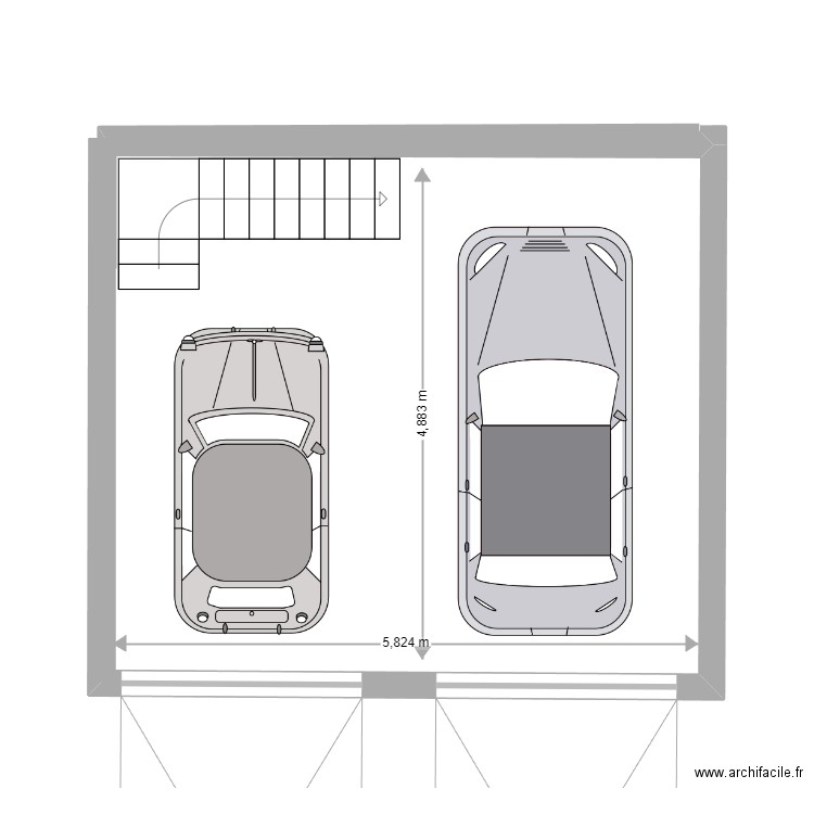 Nouveau projet nouveau avec garage v3. Plan de 9 pièces et 220 m2