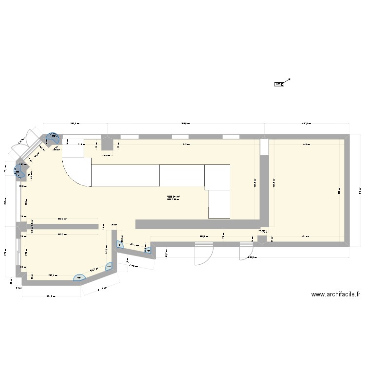 boucherie 2. Plan de 0 pièce et 0 m2