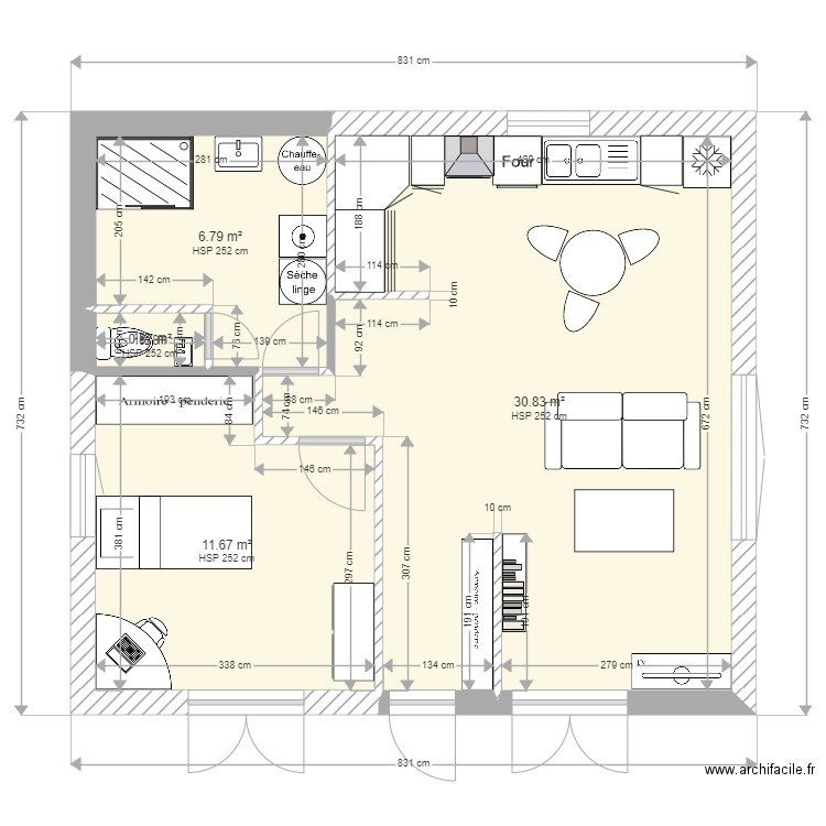 pl 1. Plan de 0 pièce et 0 m2