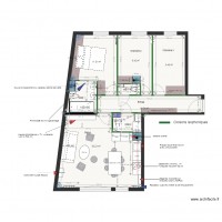 Plan projet agencement cuisine salon V2