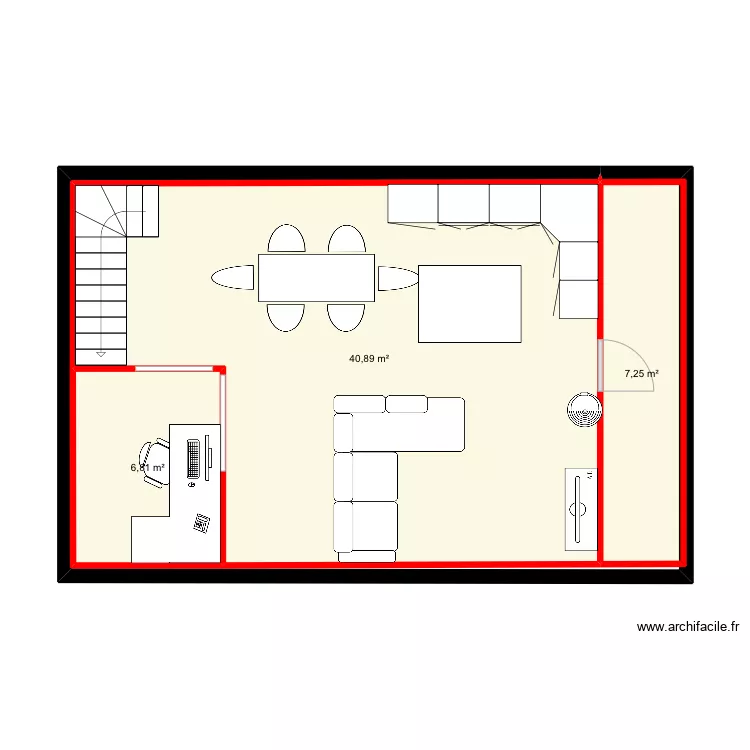 MAISON. Plan de 