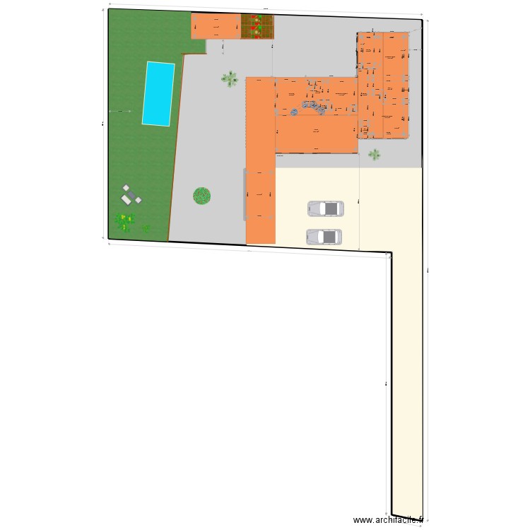 maison muy plan maison et jardin 2. Plan de 0 pièce et 0 m2