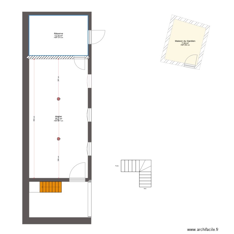 Dépendances sans cadastre. Plan de 0 pièce et 0 m2