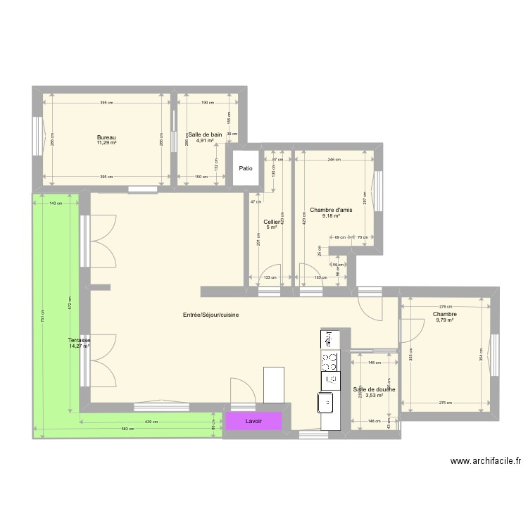 miramar projet v2.1. Plan de 0 pièce et 0 m2