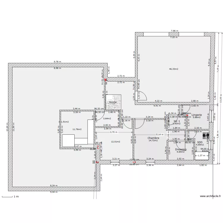 PLAN_BATI_RDC(exemple autre). Plan de PLAN_BATI_RDC(exemple autre). Plan de