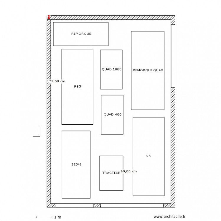 GARAGE. Plan de 0 pièce et 0 m2