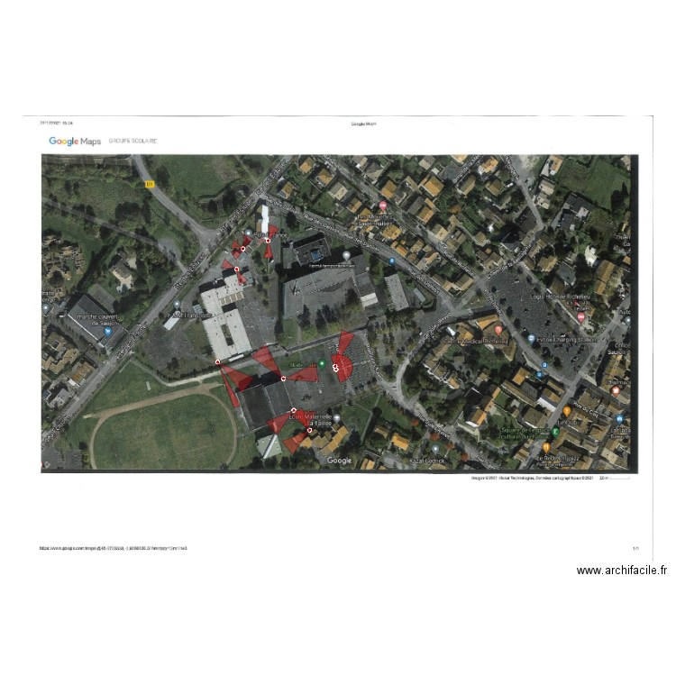 groupe scolaire SAUJON. Plan de 0 pièce et 0 m2