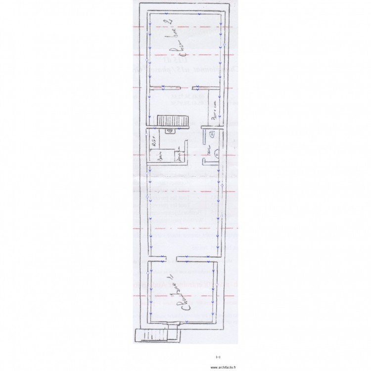 la huetterie étage projet . Plan de 0 pièce et 0 m2