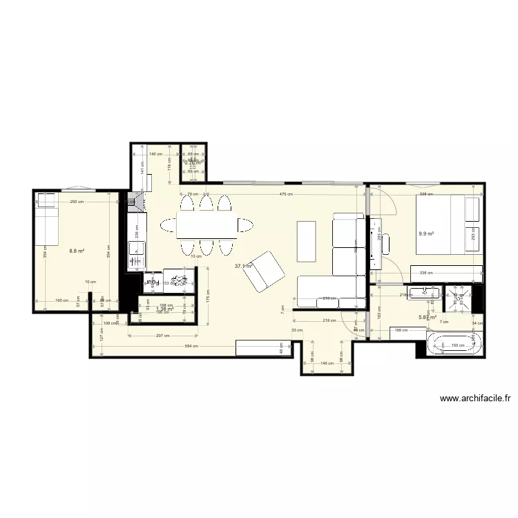 SAINT CLOUD FREESTYLE. Plan de 