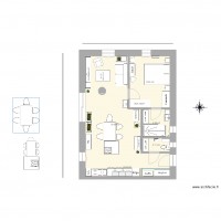 plan appart PG plain pied ferme 7 pignon ouest 3 suite parentale