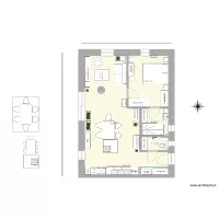 plan appart PG plain pied ferme 7 pignon ouest 3 suite parentale