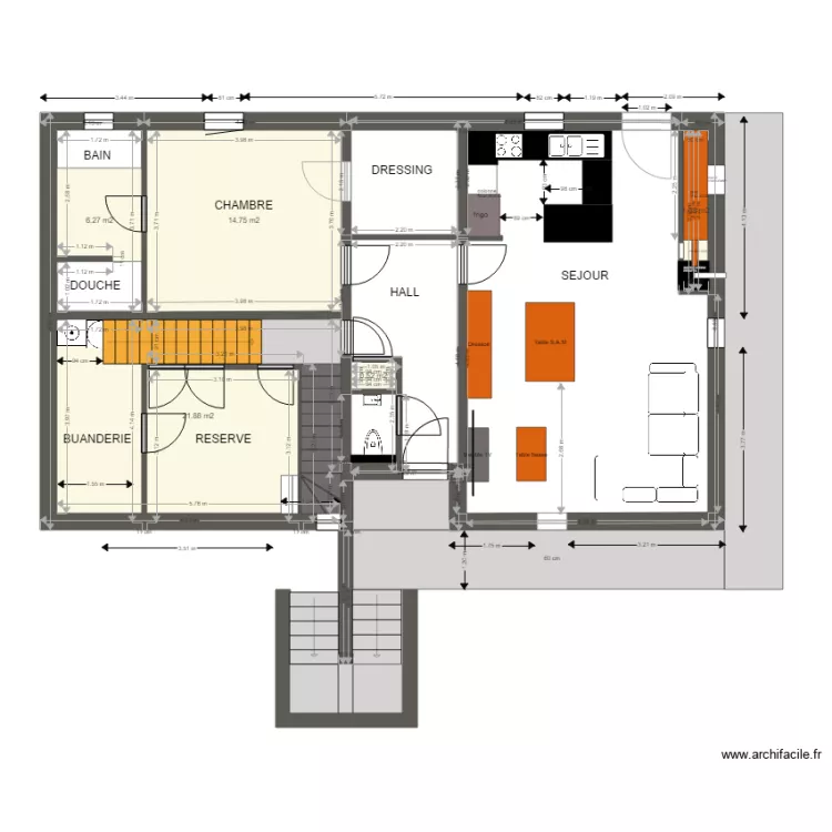 ESSAI REZ 3. Plan de 