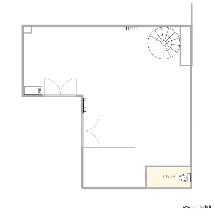 RDC appart. Plan de 0 pièce et 0 m2