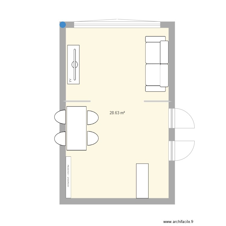 Nouvel appart. Plan de 0 pièce et 0 m2