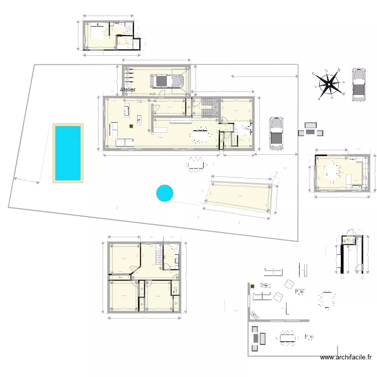 Plan implantation ensemble V3. Plan de Plan implantation ensemble V3. Plan de