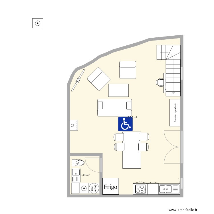 BERGERIE RDC MEUBLE 2. Plan de 0 pièce et 0 m2