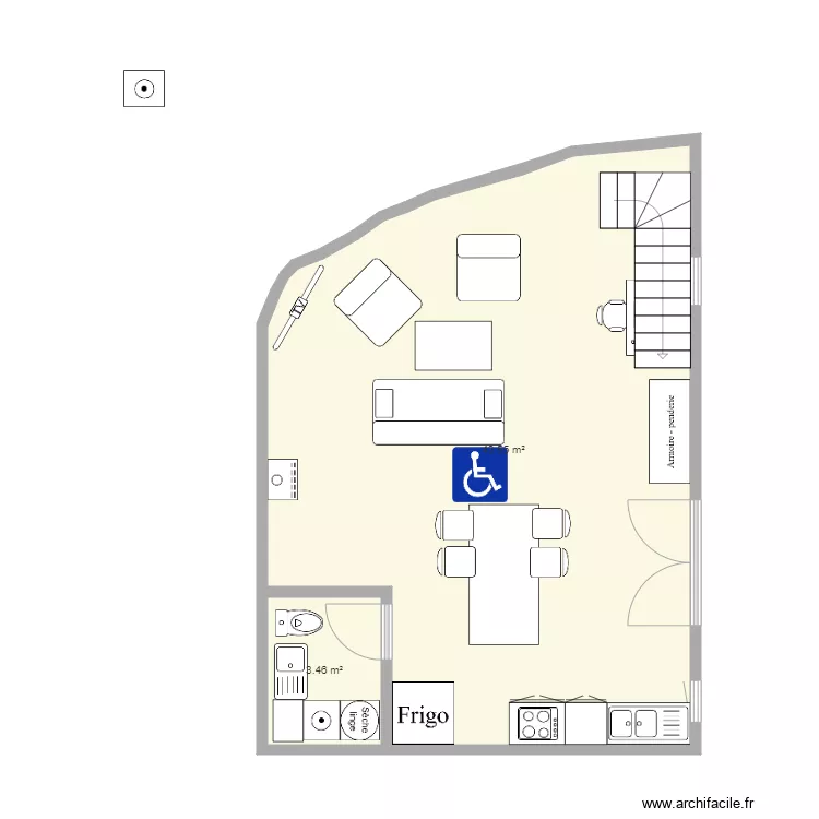 BERGERIE RDC MEUBLE 2. Plan de 