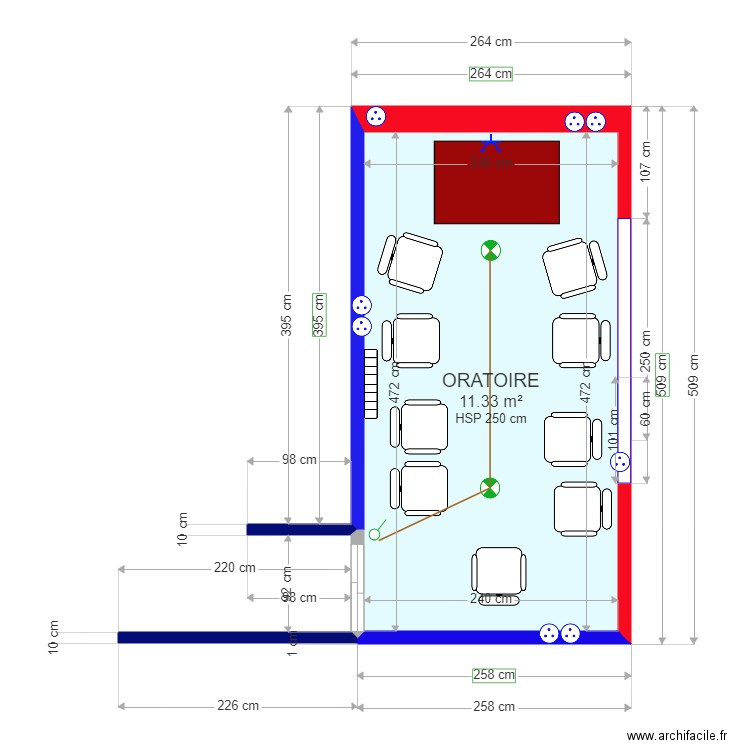 PIECE 7 matrice. Plan de 0 pièce et 0 m2