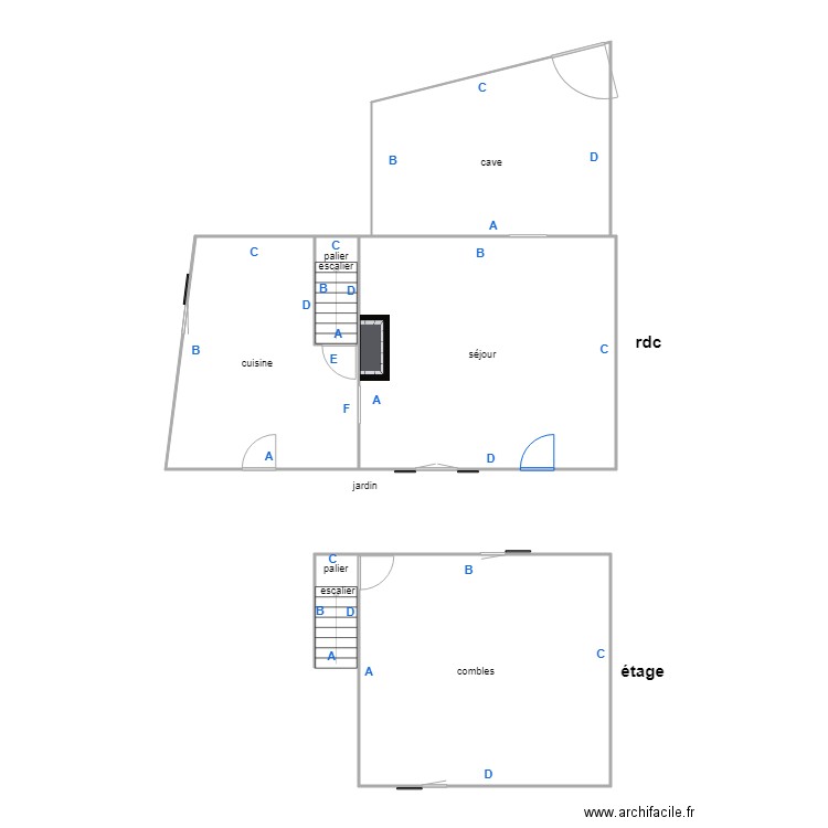 gaudey consorts dépend PB. Plan de 0 pièce et 0 m2