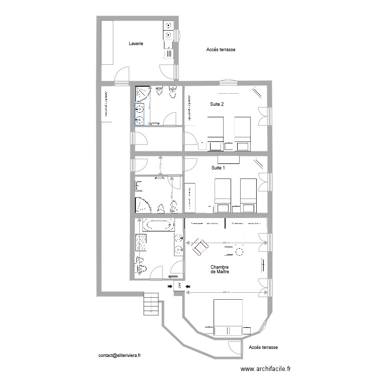 JULIA REZ de JARDIN. Plan de 0 pièce et 0 m2