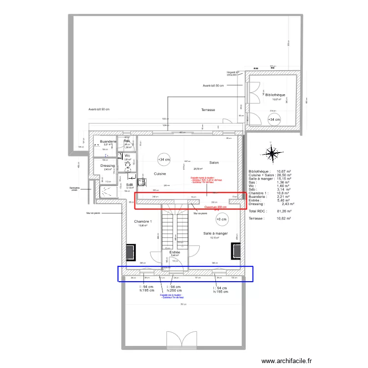 doumerc 2 gros oeuvre v14 - plan pierre. Plan de 