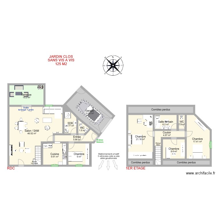 HARY. Plan de 0 pièce et 0 m2