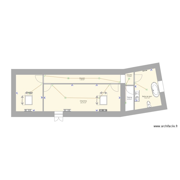 Etable version finale 24092021. Plan de 0 pièce et 0 m2