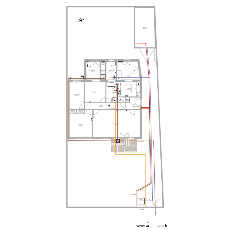 montigny-interieur. Plan de 0 pièce et 0 m2