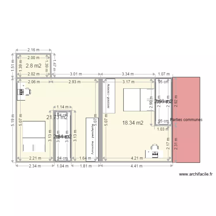 CRTComblesMobilier. Plan de 