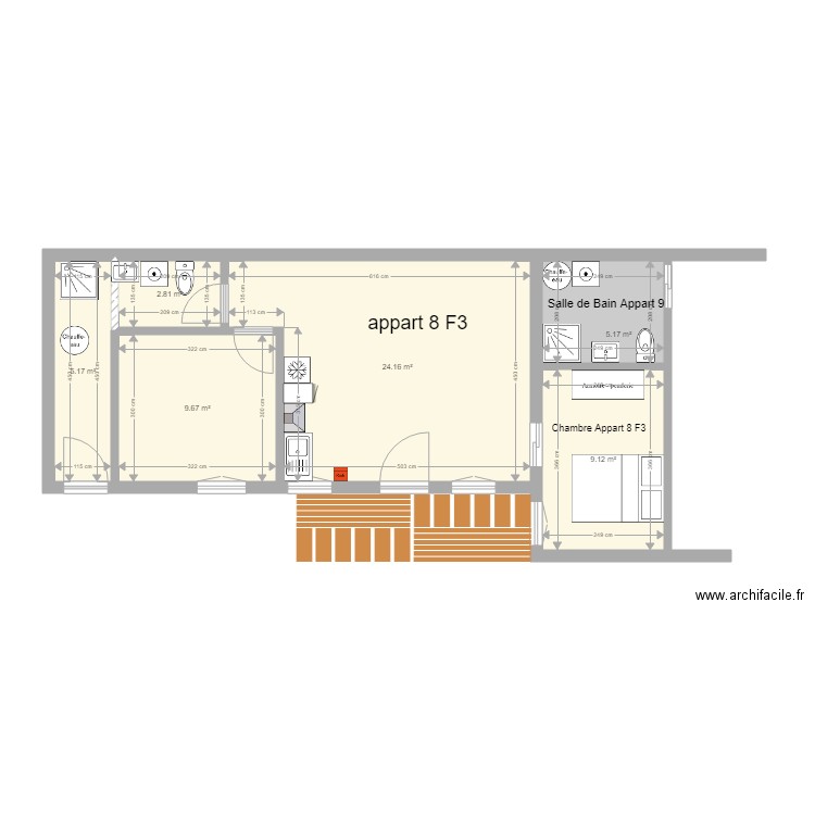 pierre de bresse Le Moulin fevrier 2020 Appartement 8. Plan de 0 pièce et 0 m2