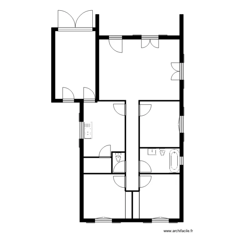 allee de hariet  bayone. Plan de 