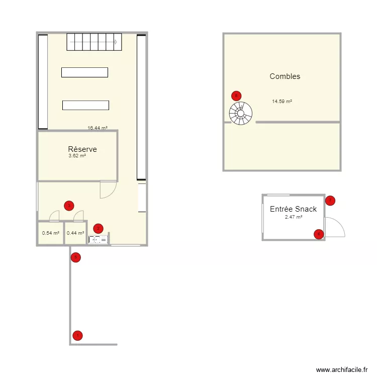 Biocoop Aix les Miles. Plan de Biocoop Aix les Miles. Plan de