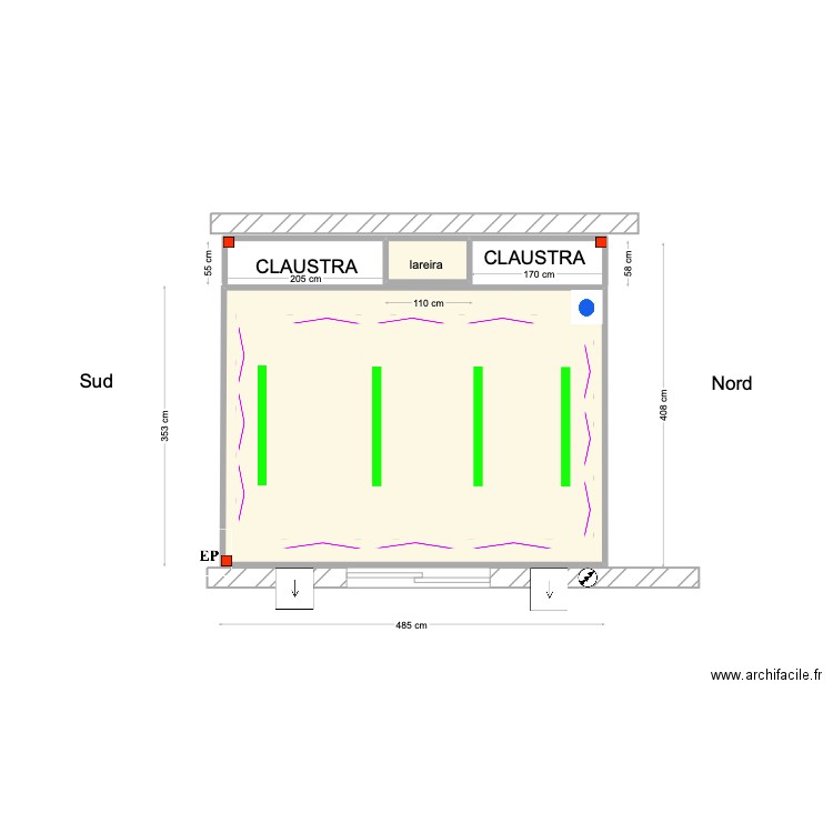 Claudia CAMPOS. Plan de 0 pièce et 0 m2