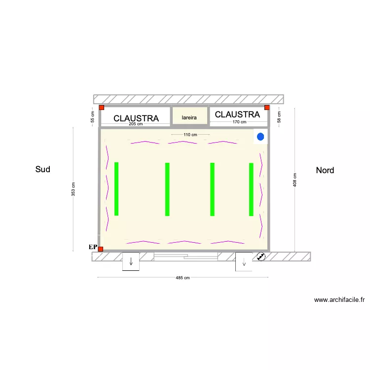 Claudia CAMPOS. Plan de 