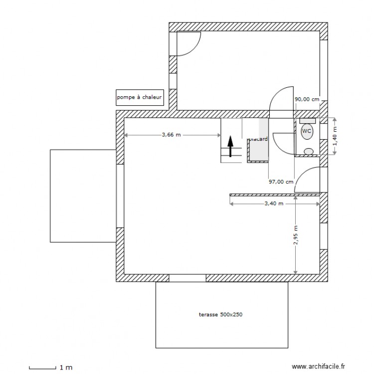 rdc vanille v2. Plan de 0 pièce et 0 m2