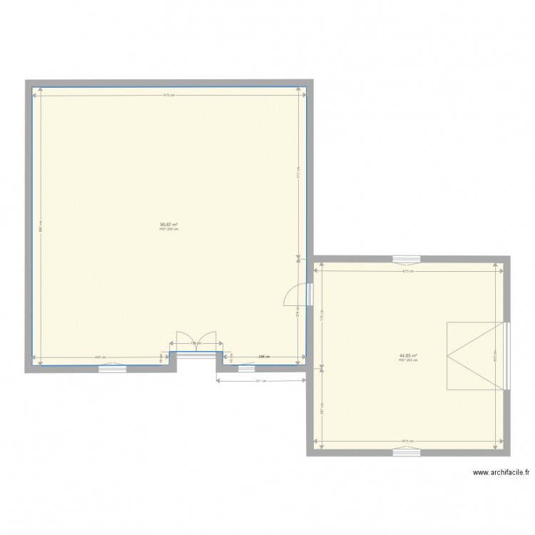ber. Plan de 0 pièce et 0 m2