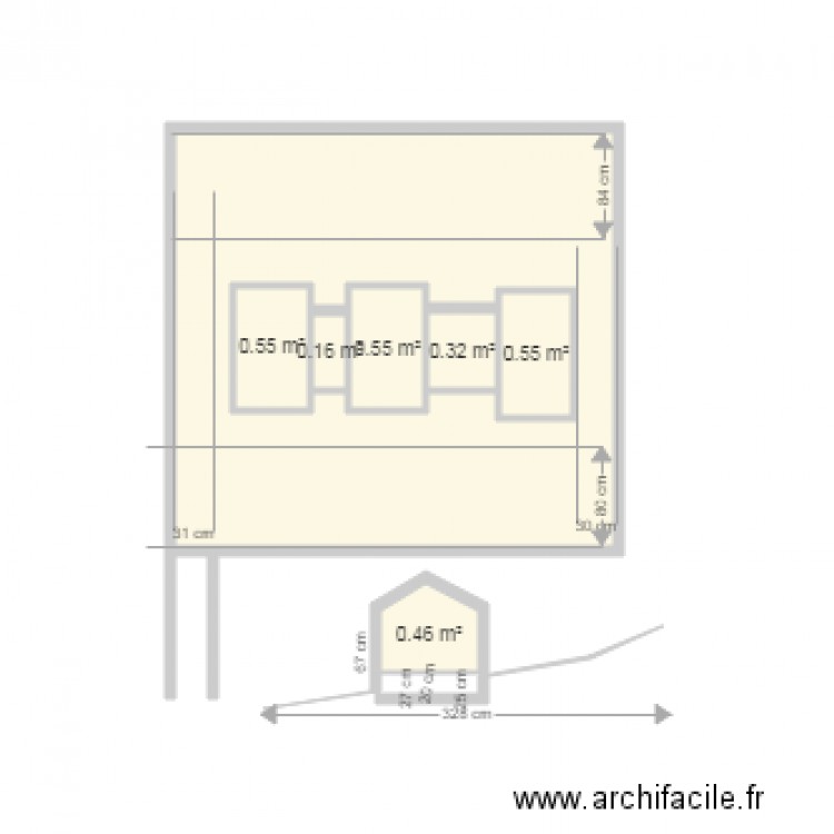 mmm. Plan de 0 pièce et 0 m2