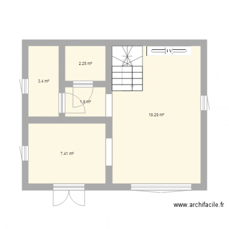 Chalet. Plan de 0 pièce et 0 m2
