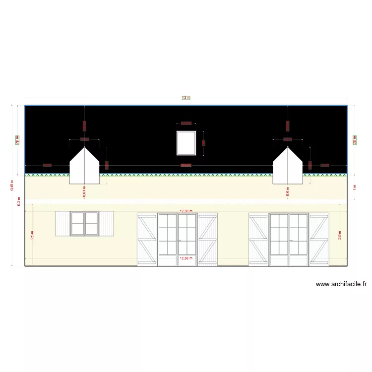 fa&ccedil;ace arri&egrave;re . Plan de 