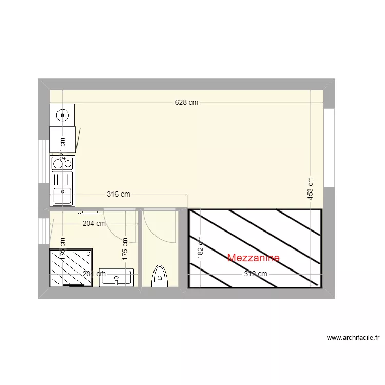 centre equestre. Plan de 