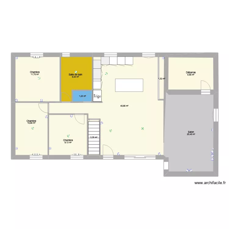 MAISON APRES CUISINE. Plan de MAISON APRES CUISINE. Plan de