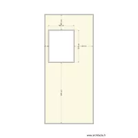 wall 46 3 window X 3