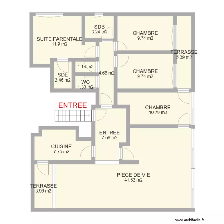 BLIQUE Succession. Plan de 