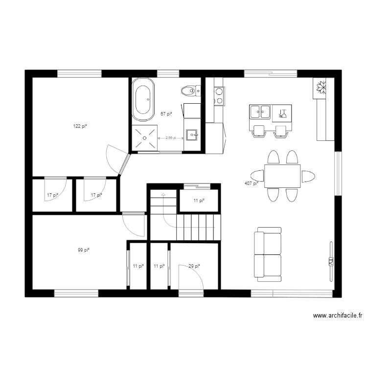 717B Claveau Barrette V4. Plan de 0 pièce et 0 m2