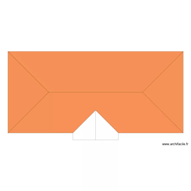 toiture fond brulé. Plan de toiture fond brulé. Plan de