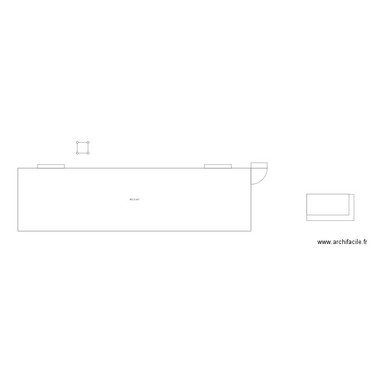 terrasse et perron nu. Plan de 0 pièce et 0 m2