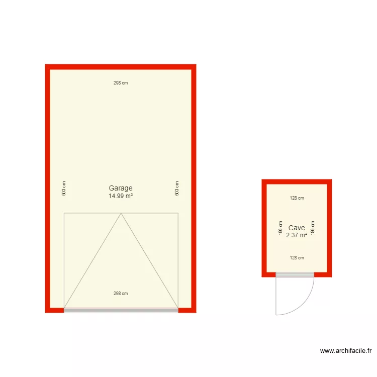 BI 2367 annexe côté. Plan de BI 2367 annexe côté. Plan de